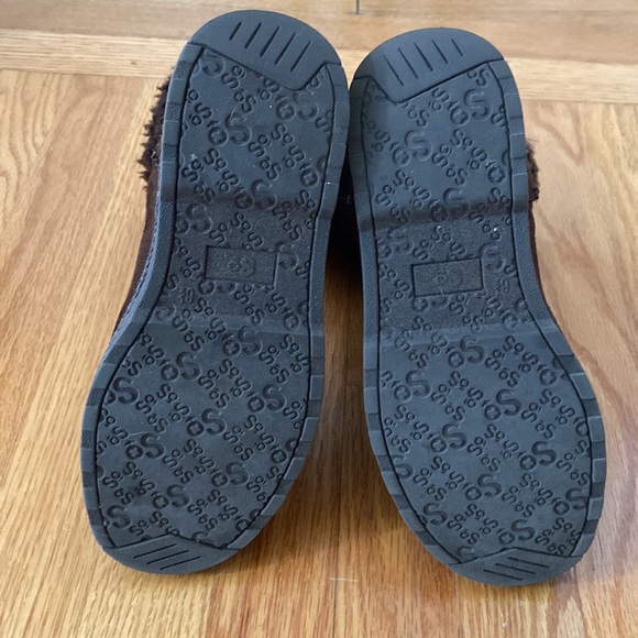 SO Suede Deep Chocolate Faux Fur Boots - Picture 7 of 10